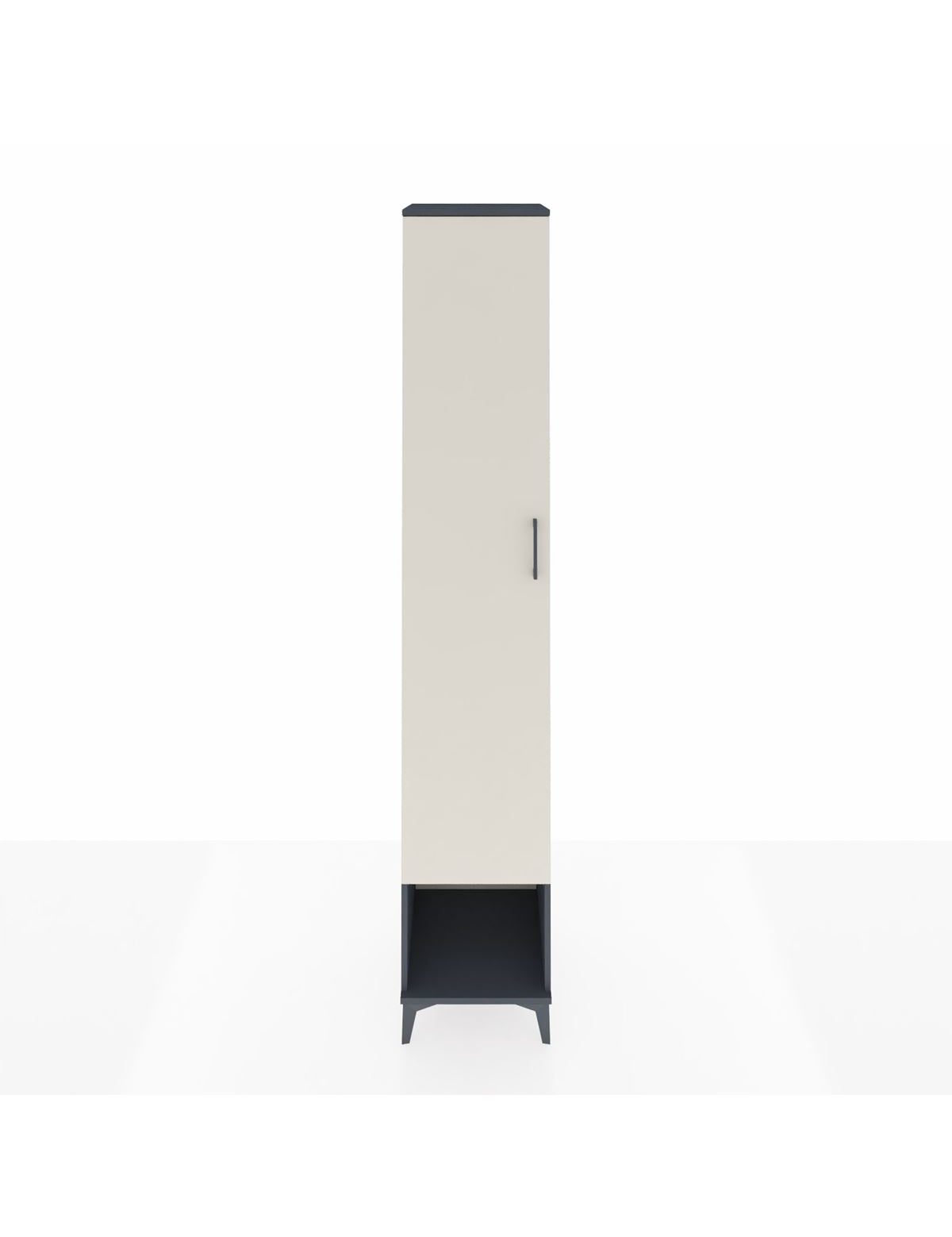 Hyperion Dolap 4 Raflı Tek Kapaklı Tek Askılı 44x44x243 - S64M012V4B