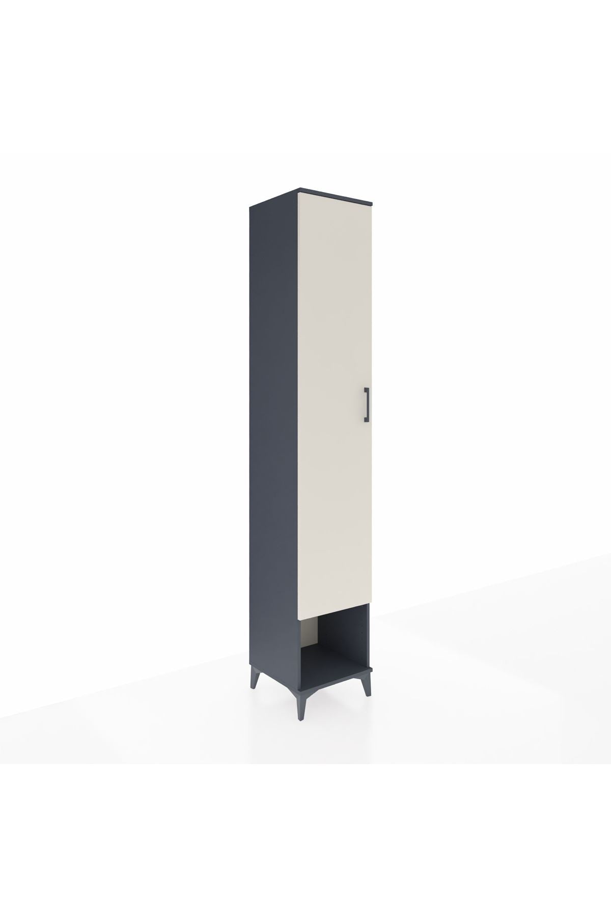 Hyperion Dolap 4 Raflı Tek Kapaklı Tek Askılı 44x44x243 - S64M012V4B