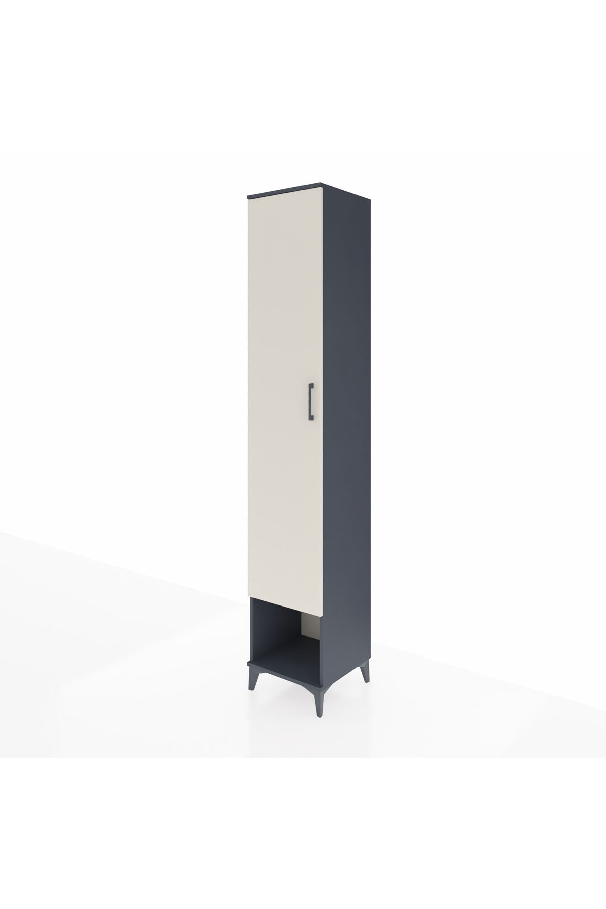 Hyperion Dolap 4 Raflı Tek Kapaklı Tek Askılı 44x44x243 - S64M012V4B