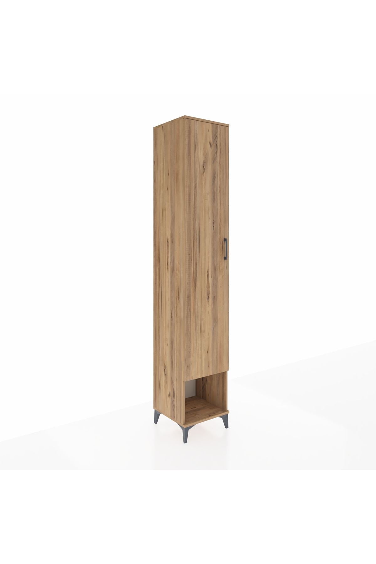 Hyperion Dolap 4 Raflı Tek Kapaklı Tek Askılı 44x44x243 - S64M012V9B