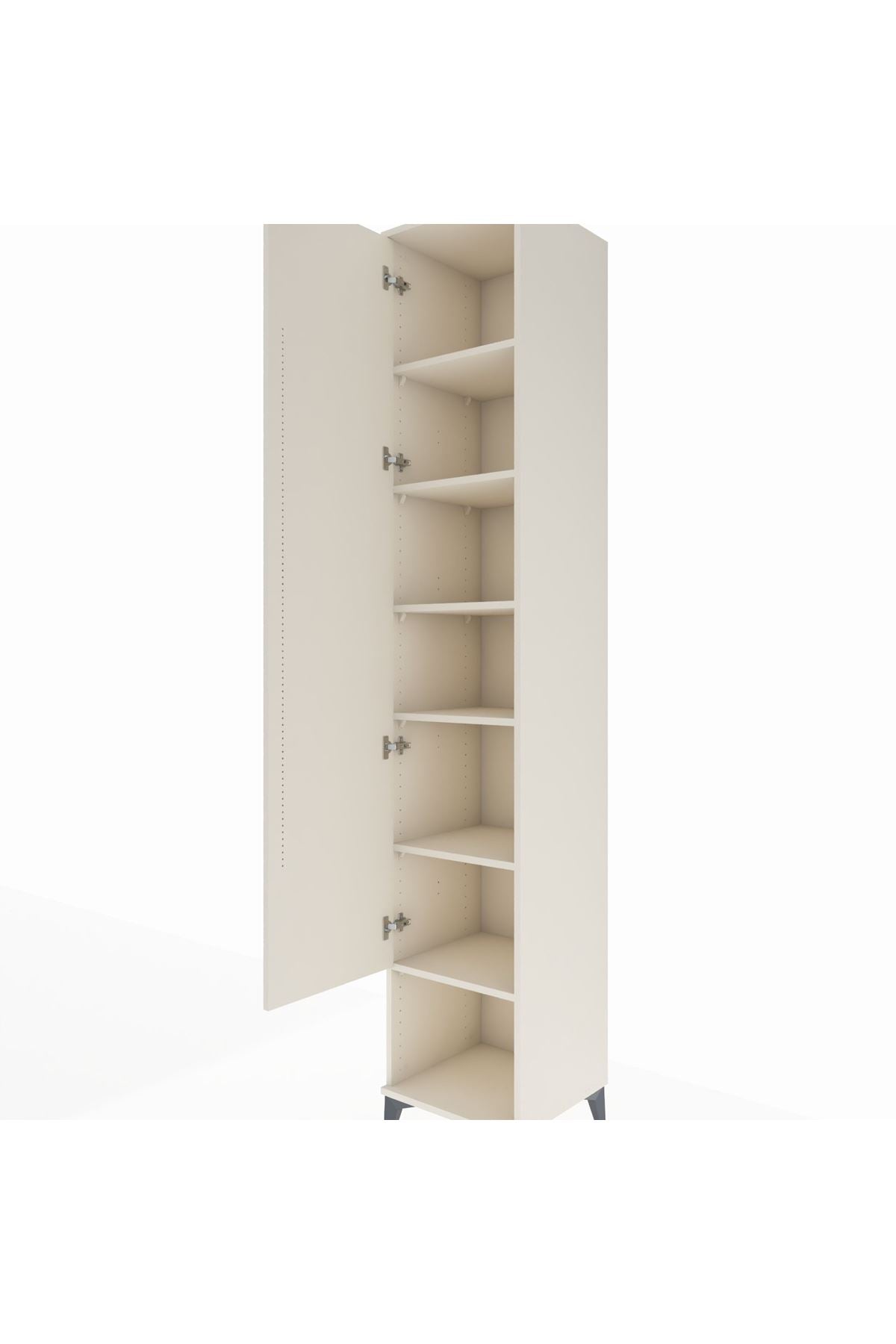 Hyperion Dolap 6 Raflı Tek Kapaklı 44x44x243 - S64M013V1B