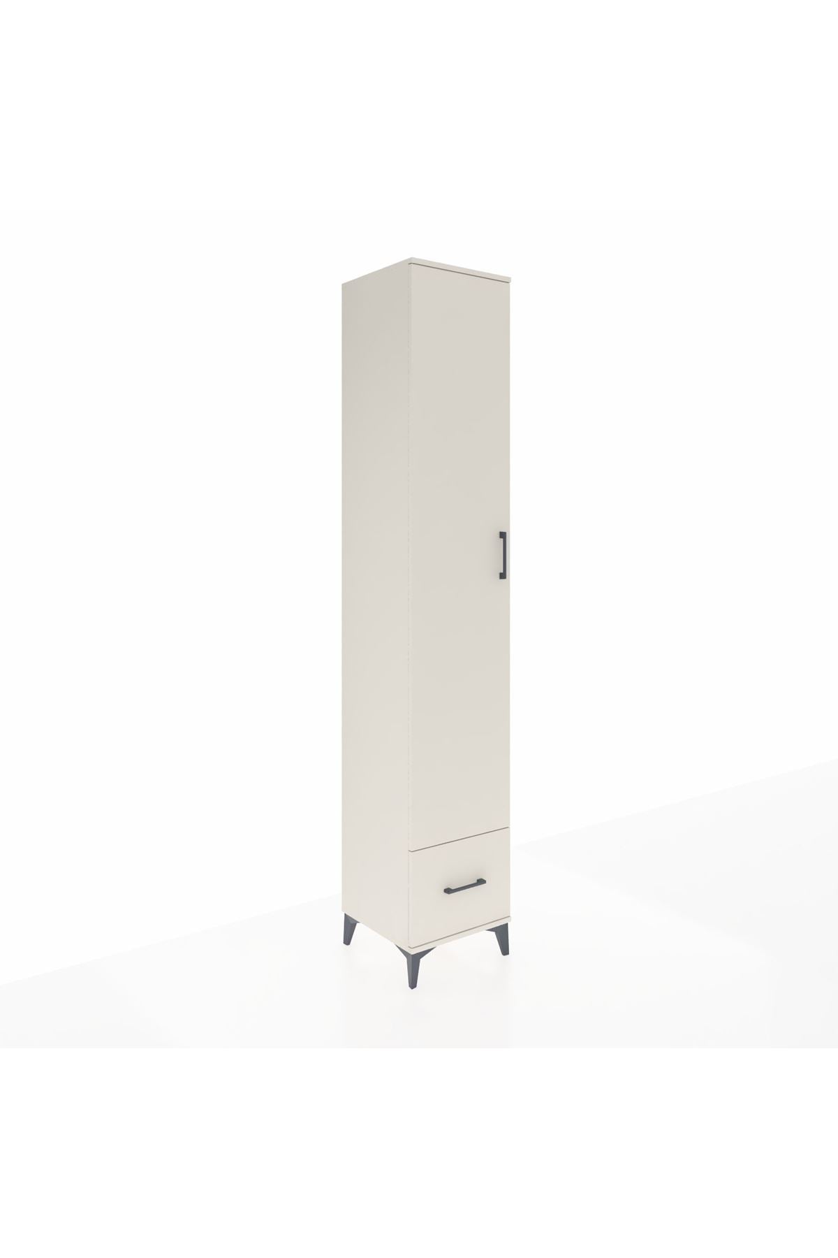 Hyperion Dolap 4 Raflı Tek Çekmeceli Tek Askılı 44x44x243 - S64M014V1B
