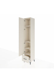 Hyperion Dolap 4 Raflı Tek Çekmeceli Tek Askılı 44x44x243 - S64M014V1B