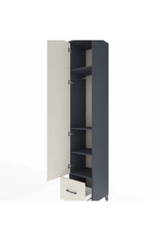 Hyperion Dolap 4 Raflı Tek Çekmeceli Tek Askılı 44x44x243 - S64M014V4B