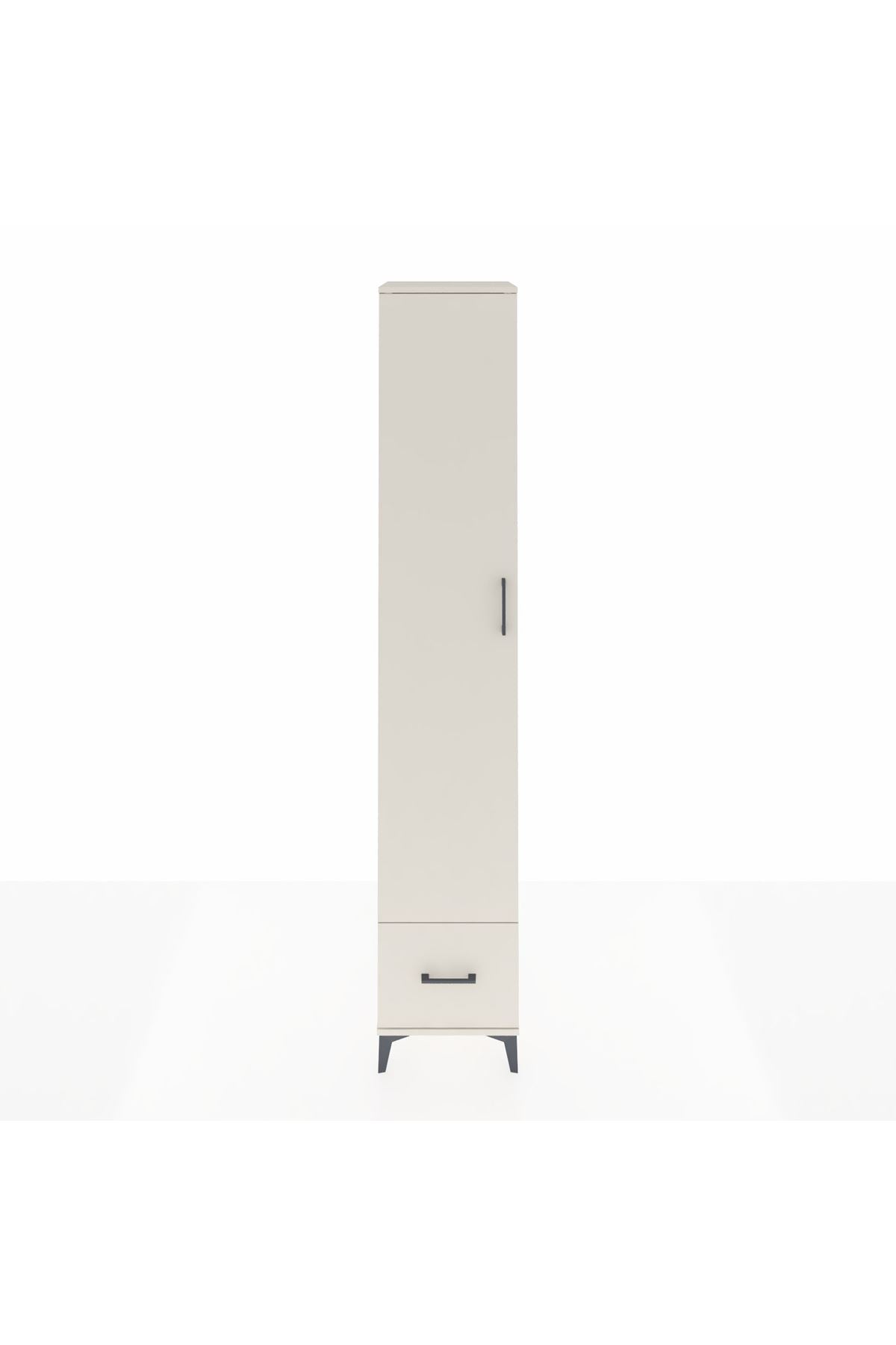 Hyperion Dolap 6 Raflı Tek Çekmeceli Tek Kapaklı 44x44x243 - S64M015V1B