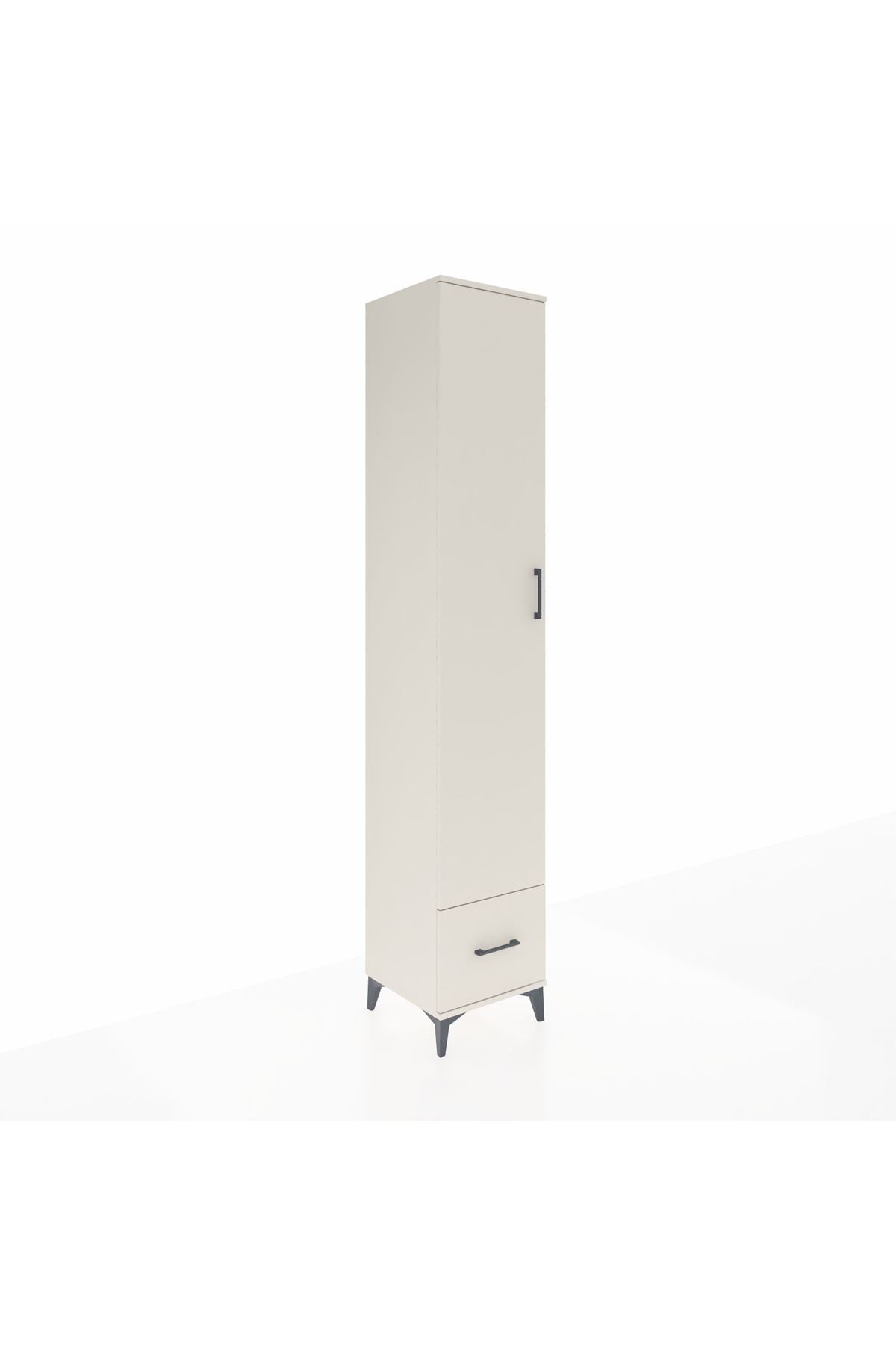 Hyperion Dolap 6 Raflı Tek Çekmeceli Tek Kapaklı 44x44x243 - S64M015V1B
