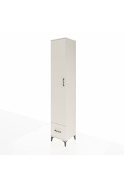 Hyperion Dolap 6 Raflı Tek Çekmeceli Tek Kapaklı 44x44x243 - S64M015V1B