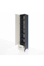 Hyperion Dolap 6 Raflı Tek Çekmeceli Tek Kapaklı 44x44x243 - S64M015V4B