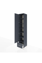 Hyperion Dolap 6 Raflı Tek Çekmeceli Tek Kapaklı 44x44x243 - S64M015V5B