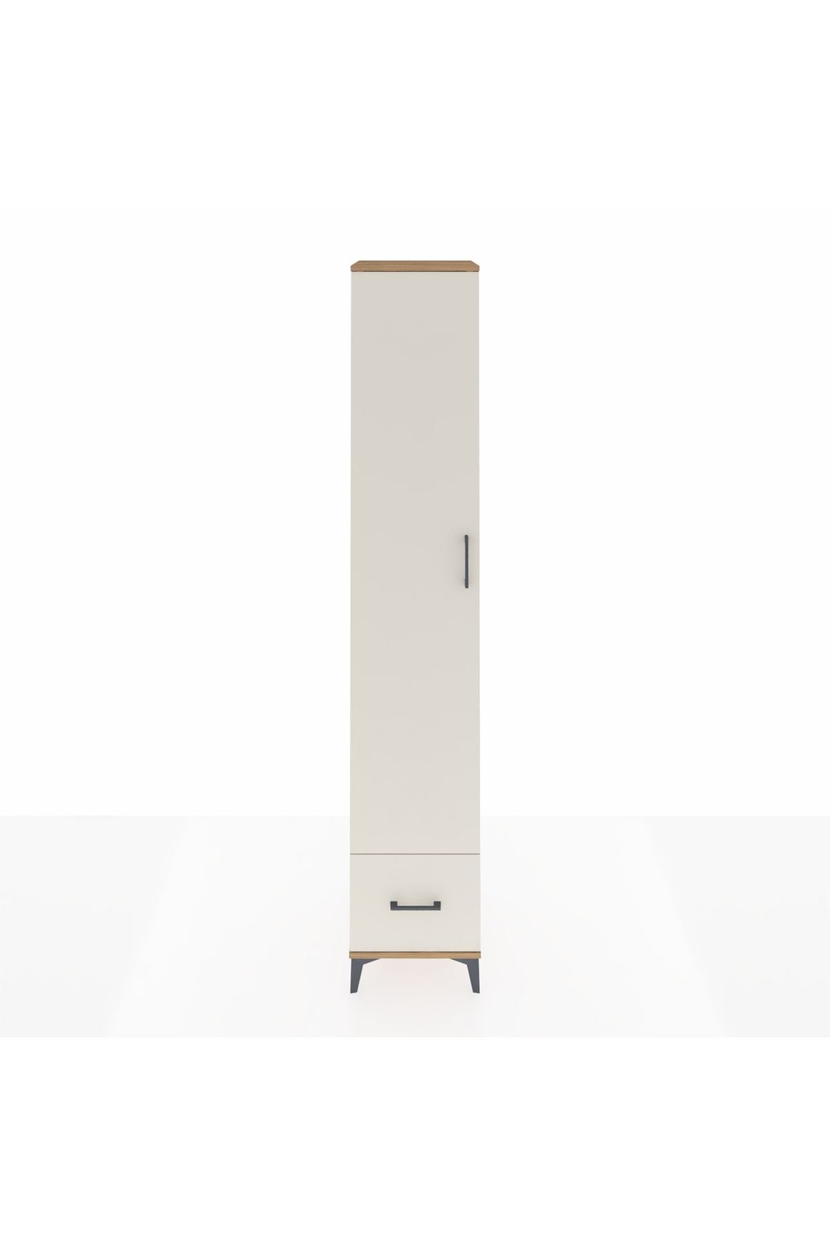 Hyperion Dolap 6 Raflı Tek Çekmeceli Tek Kapaklı 44x44x243 - S64M015V7B