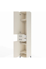 Hyperion Dolap 4 Raflı 2 Çekmeceli Tek Askılı 44x44x243 - S64M016V1B