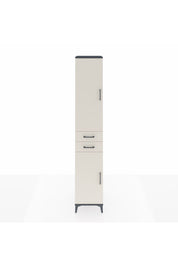 Hyperion Dolap 4 Raflı 2 Çekmeceli Tek Askılı 44x44x243 - S64M016V4B