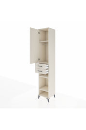 Hyperion Dolap 4 Raflı 2 Çekmeceli Tek Askılı 44x44x243 - S64M017V1B