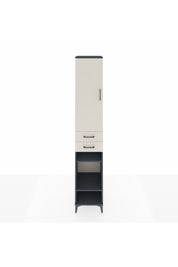 Hyperion Dolap 4 Raflı 2 Çekmeceli Tek Askılı 44x44x243 - S64M017V4B