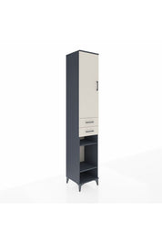 Hyperion Dolap 4 Raflı 2 Çekmeceli Tek Askılı 44x44x243 - S64M017V4B