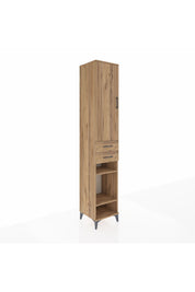 Hyperion Dolap 4 Raflı 2 Çekmeceli Tek Askılı 44x44x243 - S64M017V9B