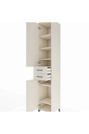 Hyperion Dolap 6 Raflı 2 Çekmeceli 2 Kapaklı 44x44x243 - S64M018V1B