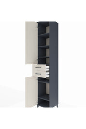 Hyperion Dolap 6 Raflı 2 Çekmeceli 2 Kapaklı 44x44x243 - S64M018V4B