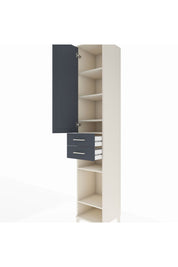 Hyperion Dolap 6 Raflı 2 Çekmeceli Tek Kapaklı 44x44x243 - S64M019V2B