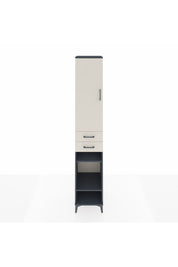 Hyperion Dolap 6 Raflı 2 Çekmeceli Tek Kapaklı 44x44x243 - S64M019V4B