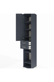 Hyperion Dolap 6 Raflı 2 Çekmeceli Tek Kapaklı 44x44x243 - S64M019V5B