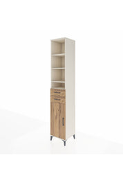 Hyperion Dolap 6 Raflı 2 Çekmeceli Tek Kapaklı 44x44x243 - S64M020V3B