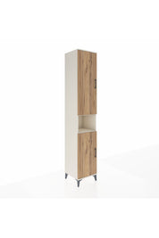 Hyperion Dolap 5 Raflı 2 Kapaklı Tek Askılı 44x44x243 - S64M021V3B