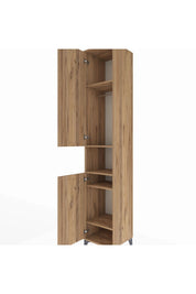 Hyperion Dolap 5 Raflı 2 Kapaklı Tek Askılı 44x44x243 - S64M021V9B