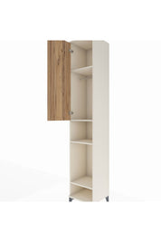 Hyperion Dolap 4 Raflı Tek Kapaklı Tek Askılı 44x44x243 - S64M022V3B