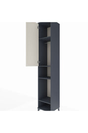 Hyperion Dolap 4 Raflı Tek Kapaklı Tek Askılı 44x44x243 - S64M022V4B