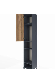 Hyperion Dolap 4 Raflı Tek Kapaklı Tek Askılı 44x44x243 - S64M022V6B