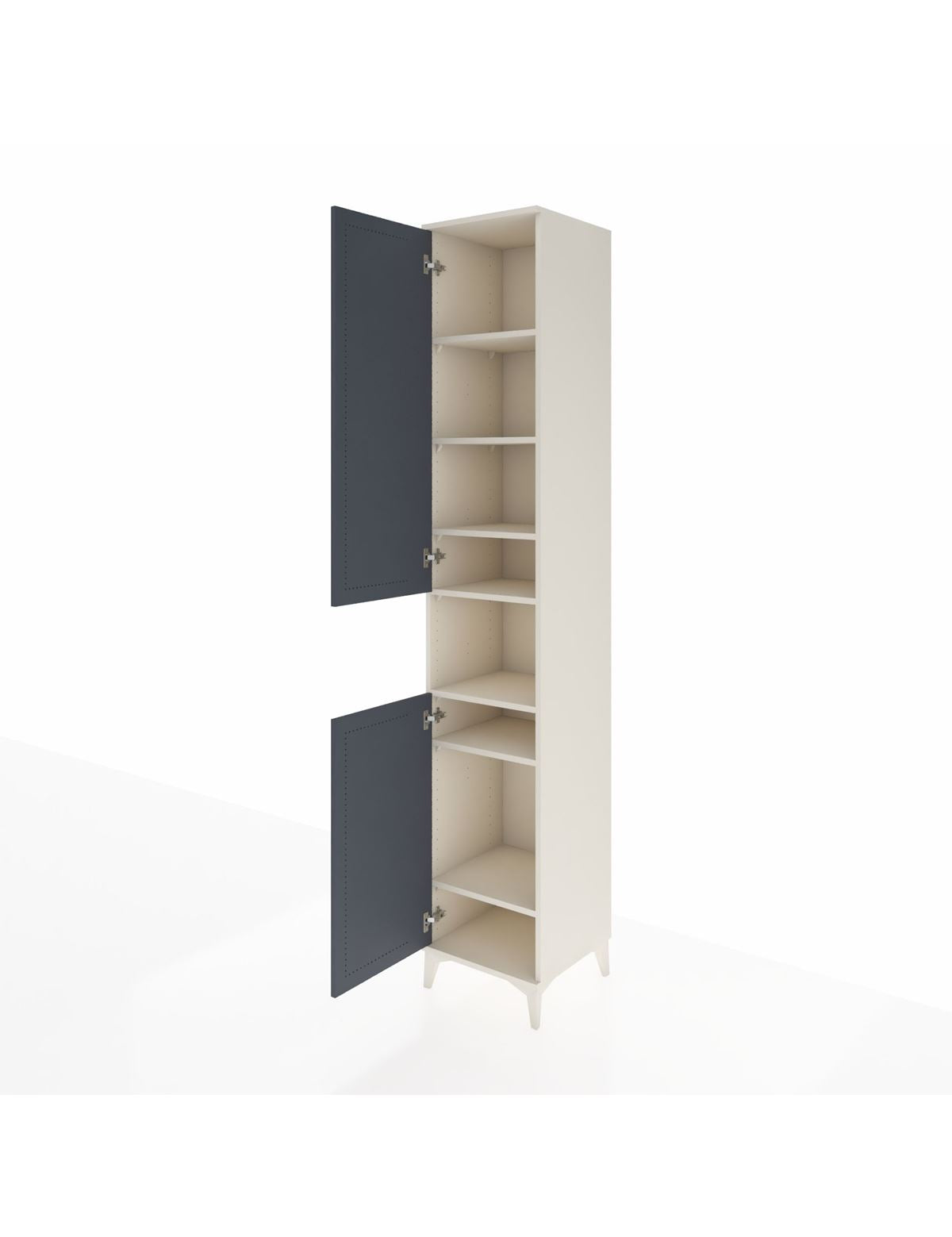Hyperion Dolap 7 Raflı 2 Kapaklı 44x44x243 - S64M023V2B