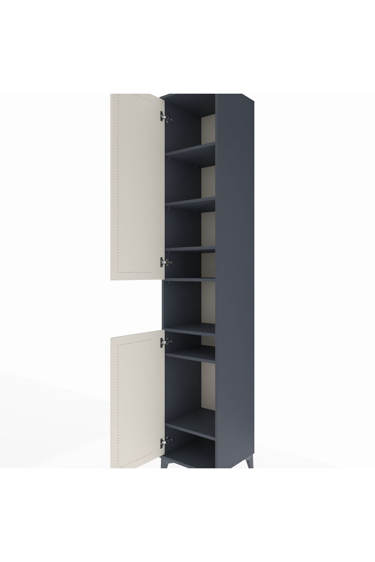 Hyperion Dolap 7 Raflı 2 Kapaklı 44x44x243 - S64M023V4B