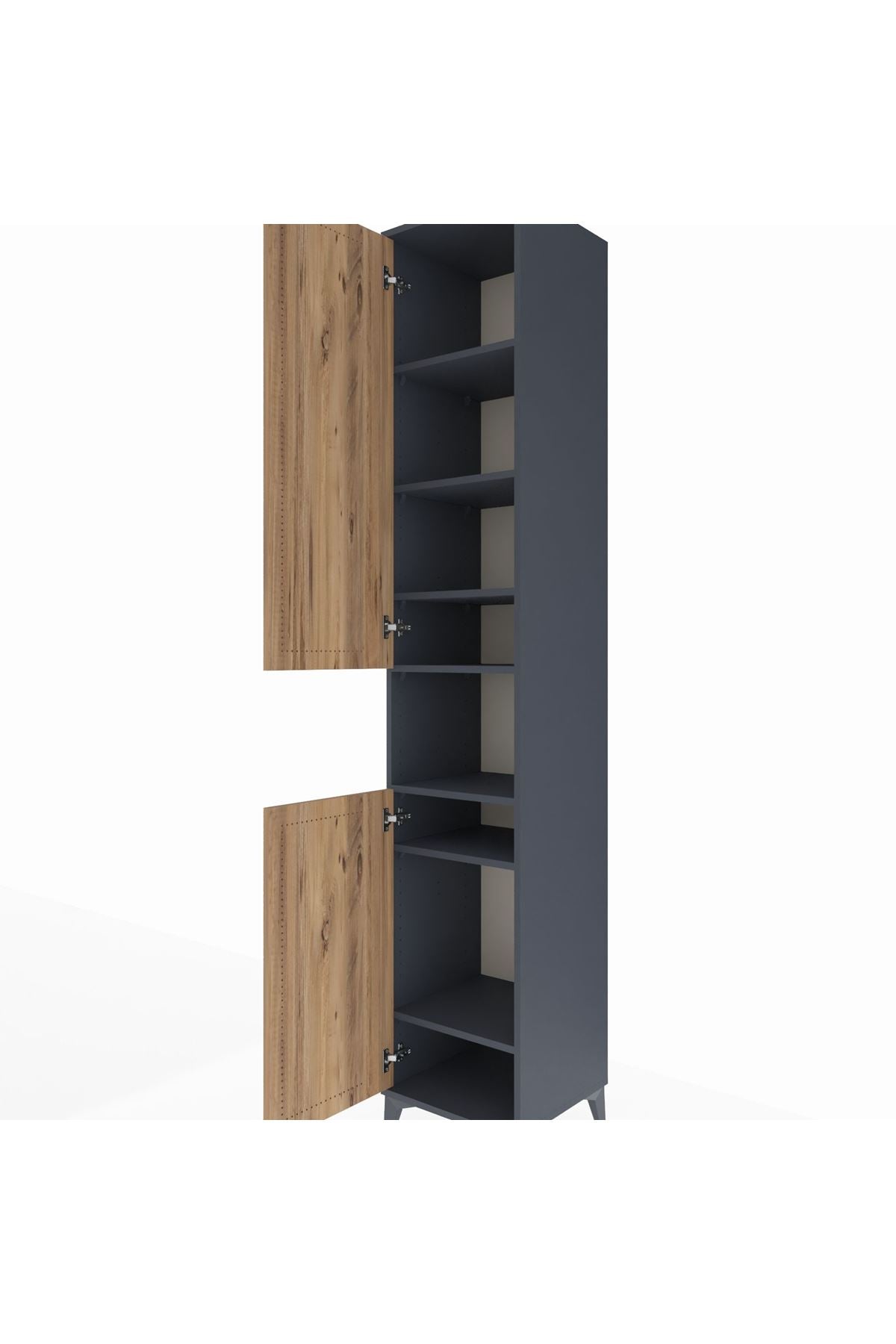 Hyperion Dolap 7 Raflı 2 Kapaklı 44x44x243 - S64M023V6B