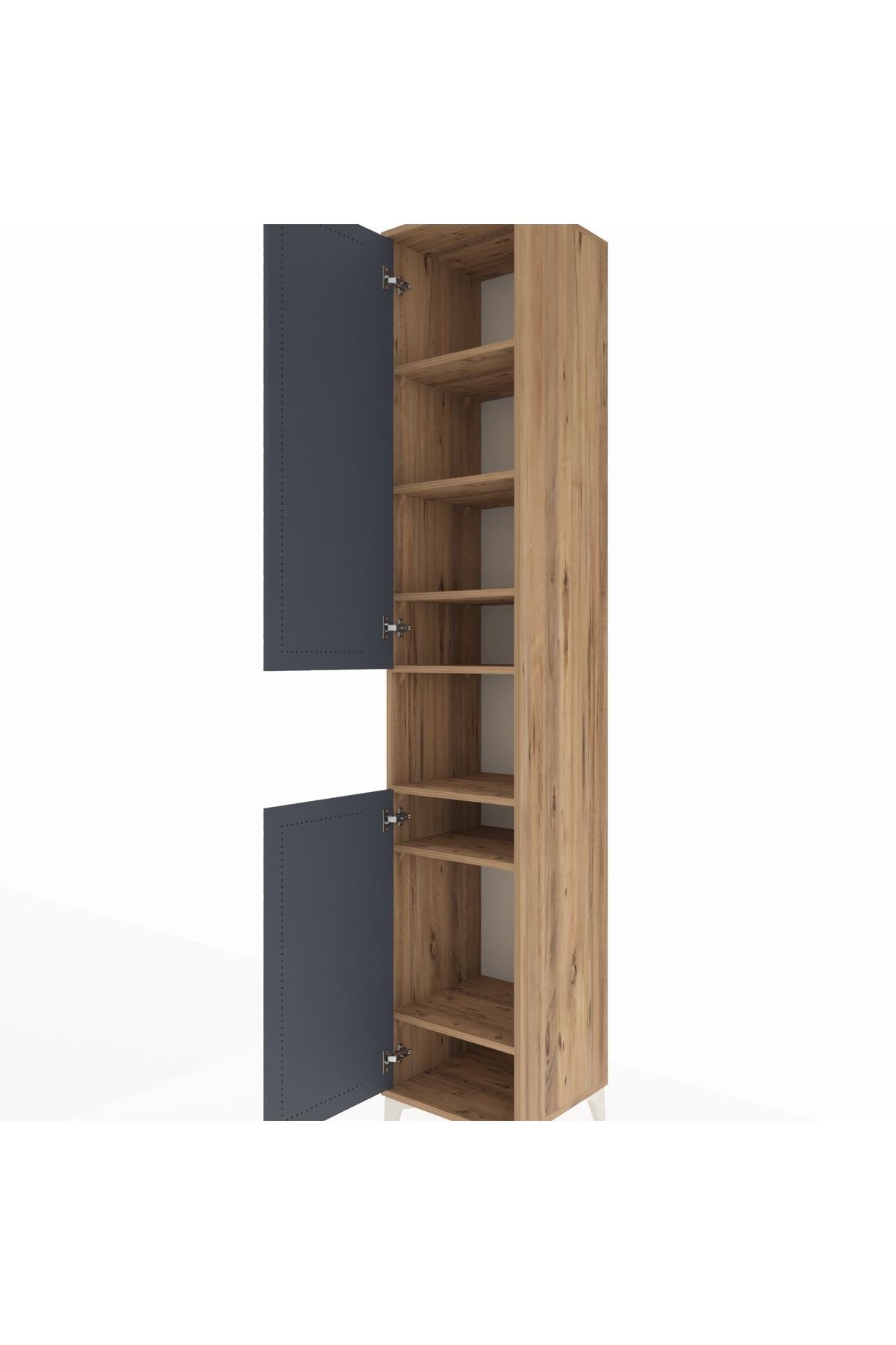 Hyperion Dolap 7 Raflı 2 Kapaklı 44x44x243 - S64M023V8B