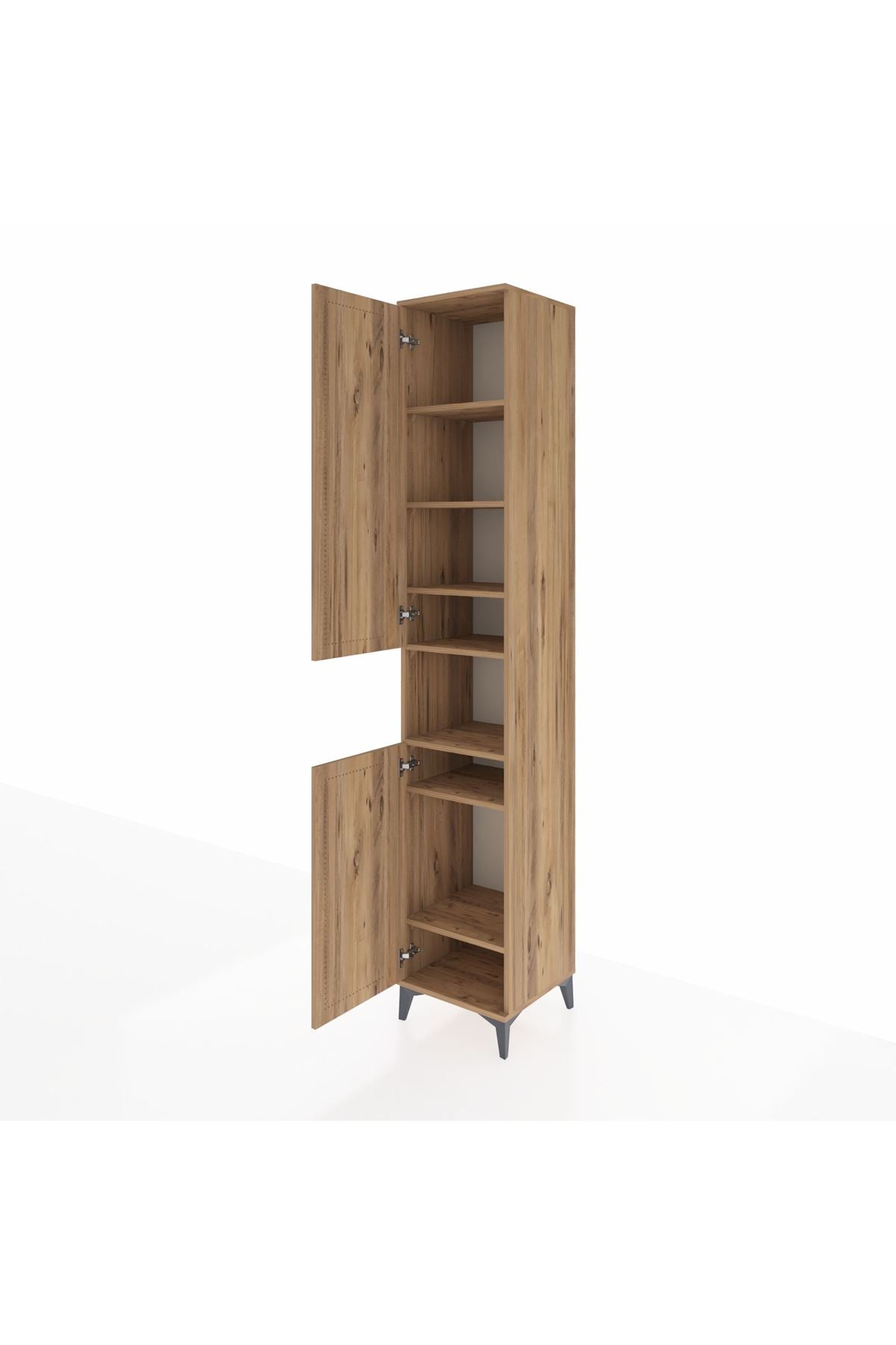 Hyperion Dolap 7 Raflı 2 Kapaklı 44x44x243 - S64M023V9B