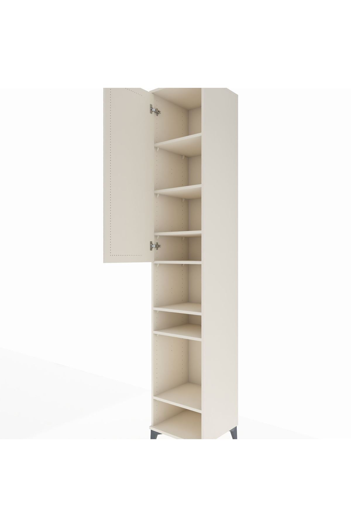 Hyperion Dolap 7 Raflı Tek Kapaklı 44x44x243 - S64M024V1B