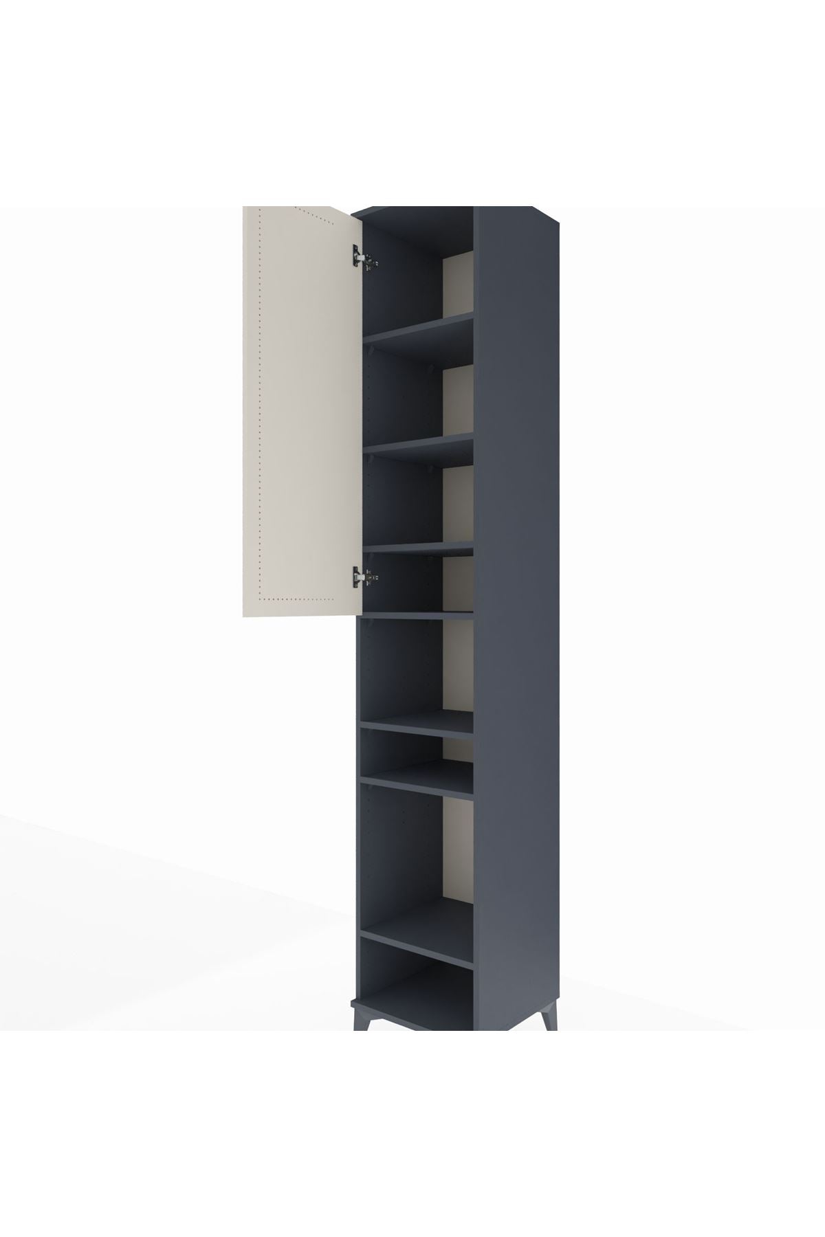 Hyperion Dolap 7 Raflı Tek Kapaklı 44x44x243 - S64M024V4B