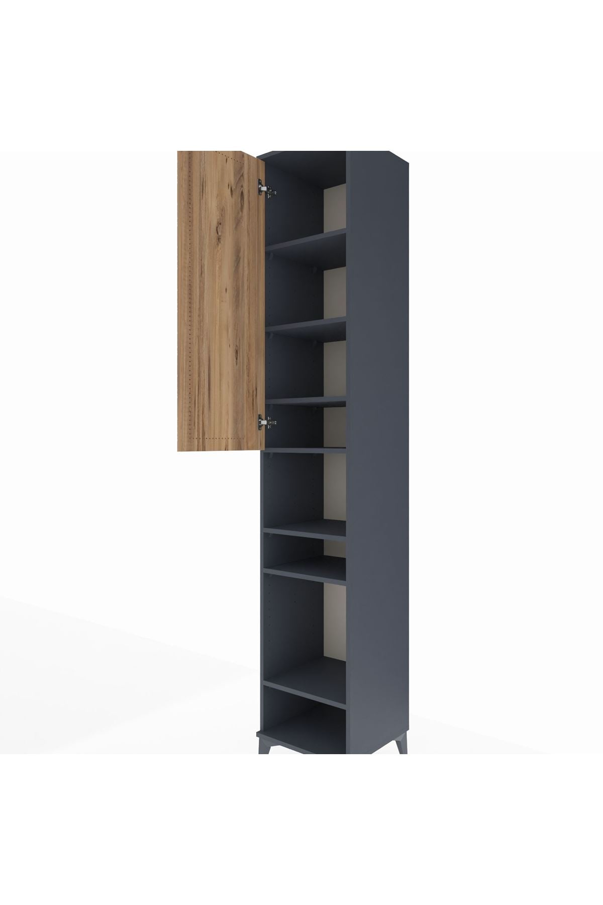 Hyperion Dolap 7 Raflı Tek Kapaklı 44x44x243 - S64M024V6B