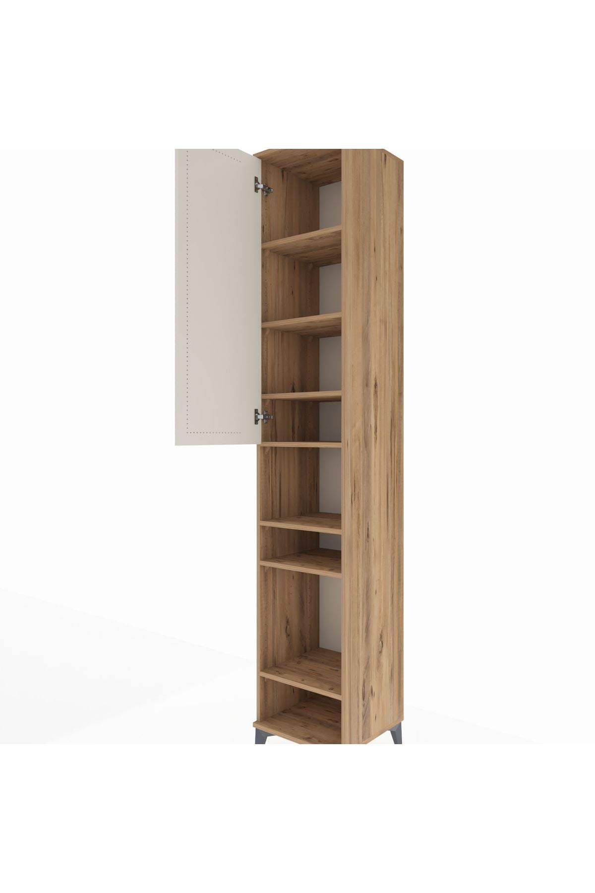 Hyperion Dolap 7 Raflı Tek Kapaklı 44x44x243 - S64M024V7B