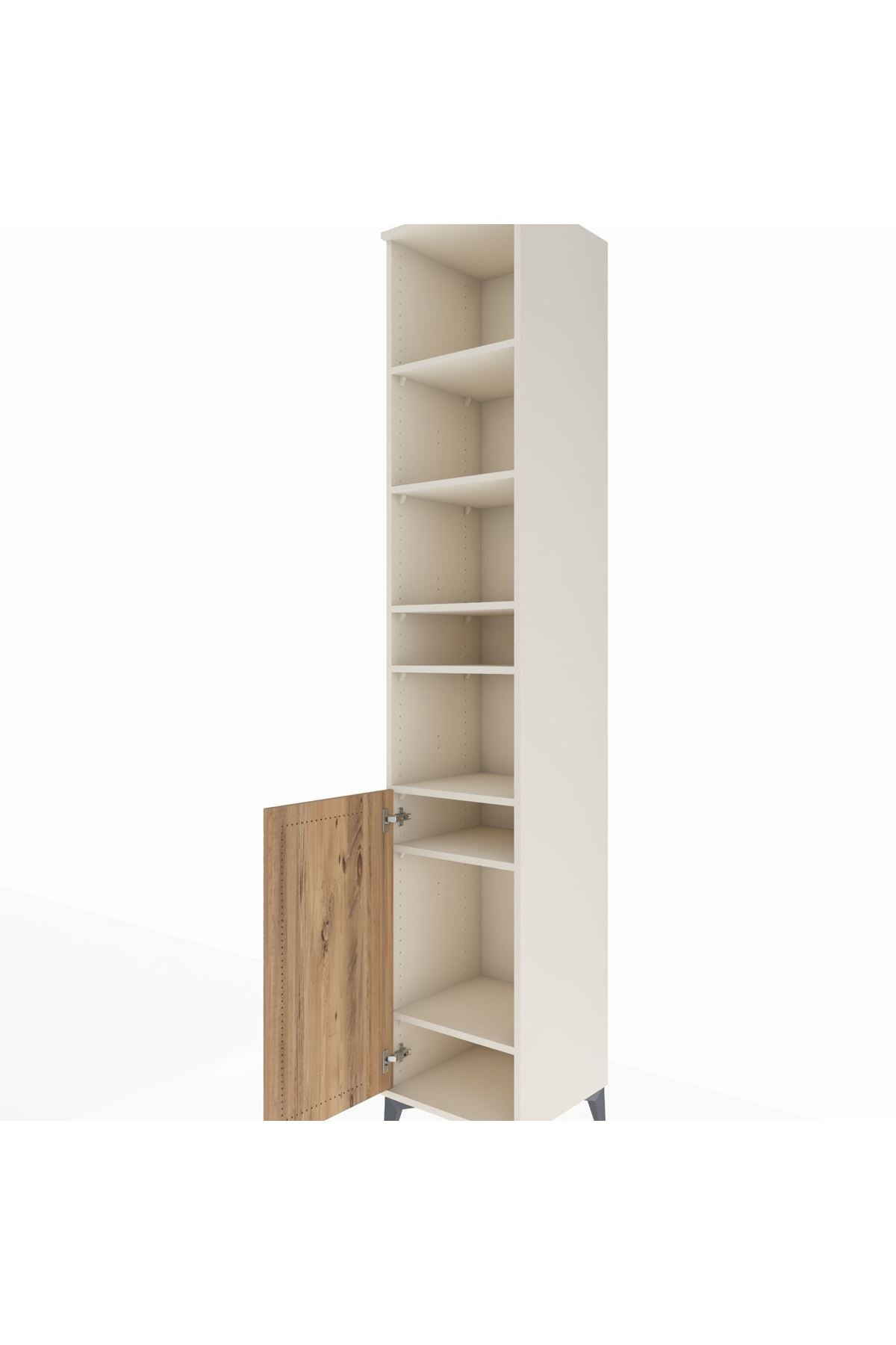 Hyperion Dolap 7 Raflı Tek Kapaklı 44x44x243 - S64M025V3B