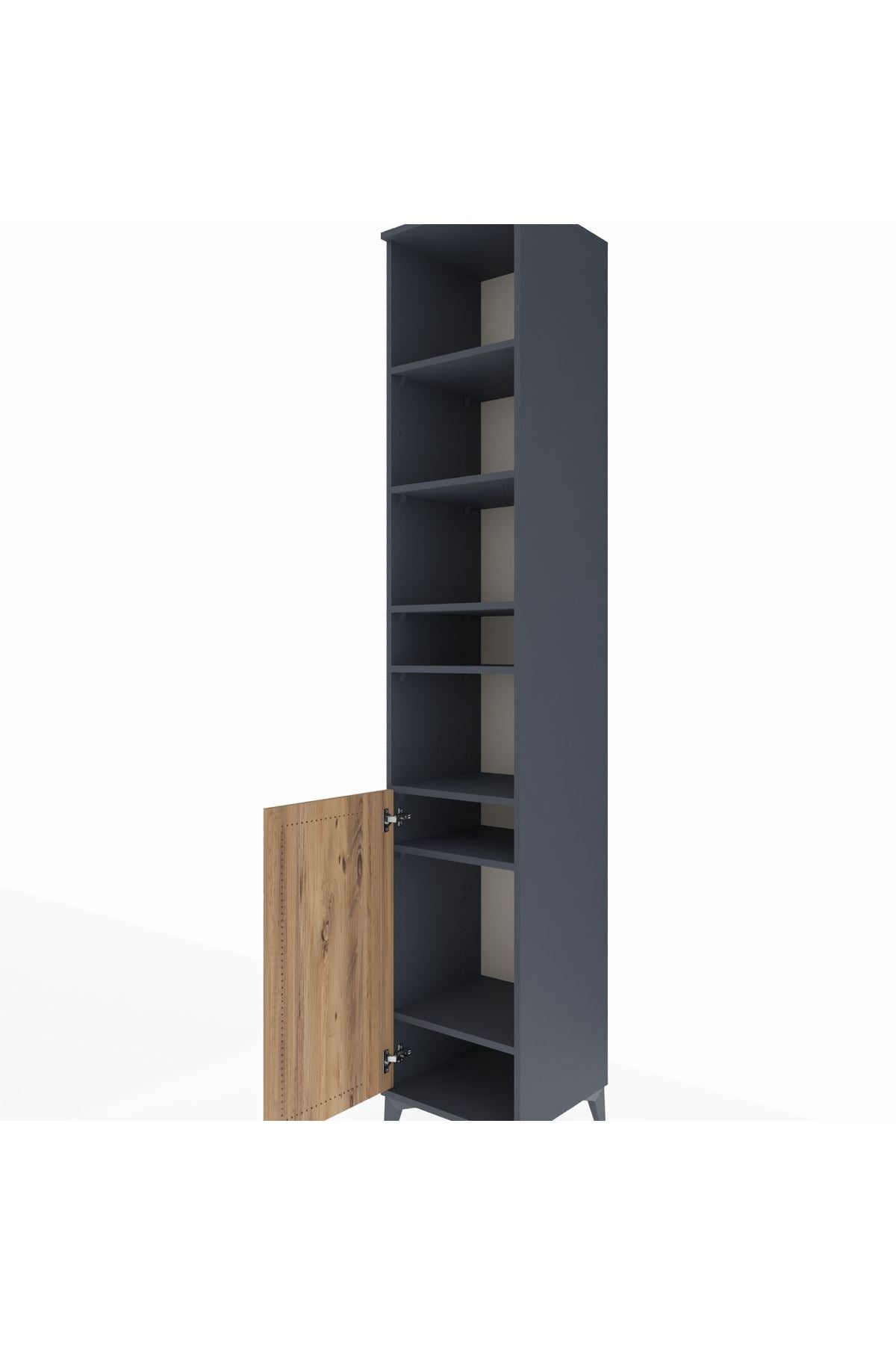 Hyperion Dolap 7 Raflı Tek Kapaklı 44x44x243 - S64M025V6B
