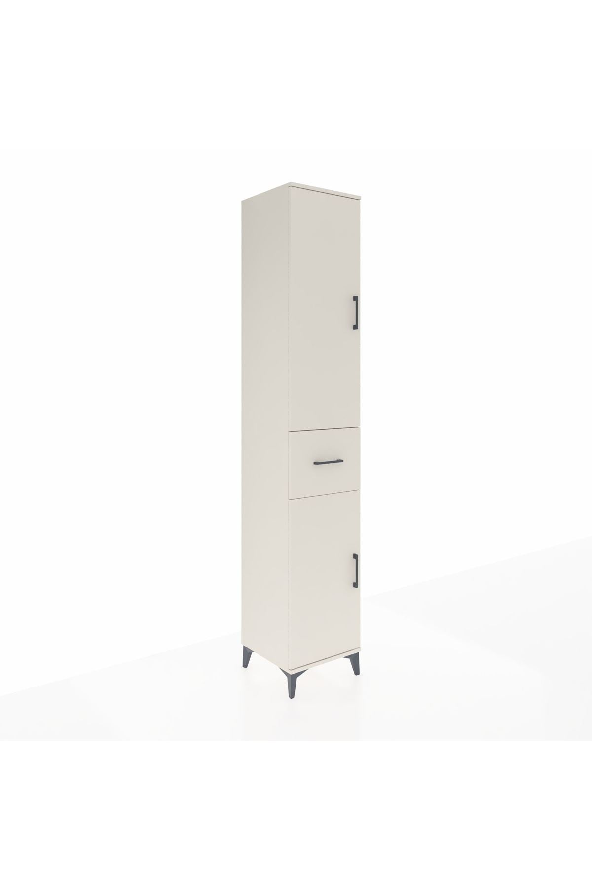 Hyperion Dolap 4 Raflı Tek Çekmeceli Tek Askılı 44x44x243 - S64M026V1B