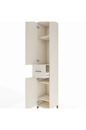 Hyperion Dolap 4 Raflı Tek Çekmeceli Tek Askılı 44x44x243 - S64M026V1B