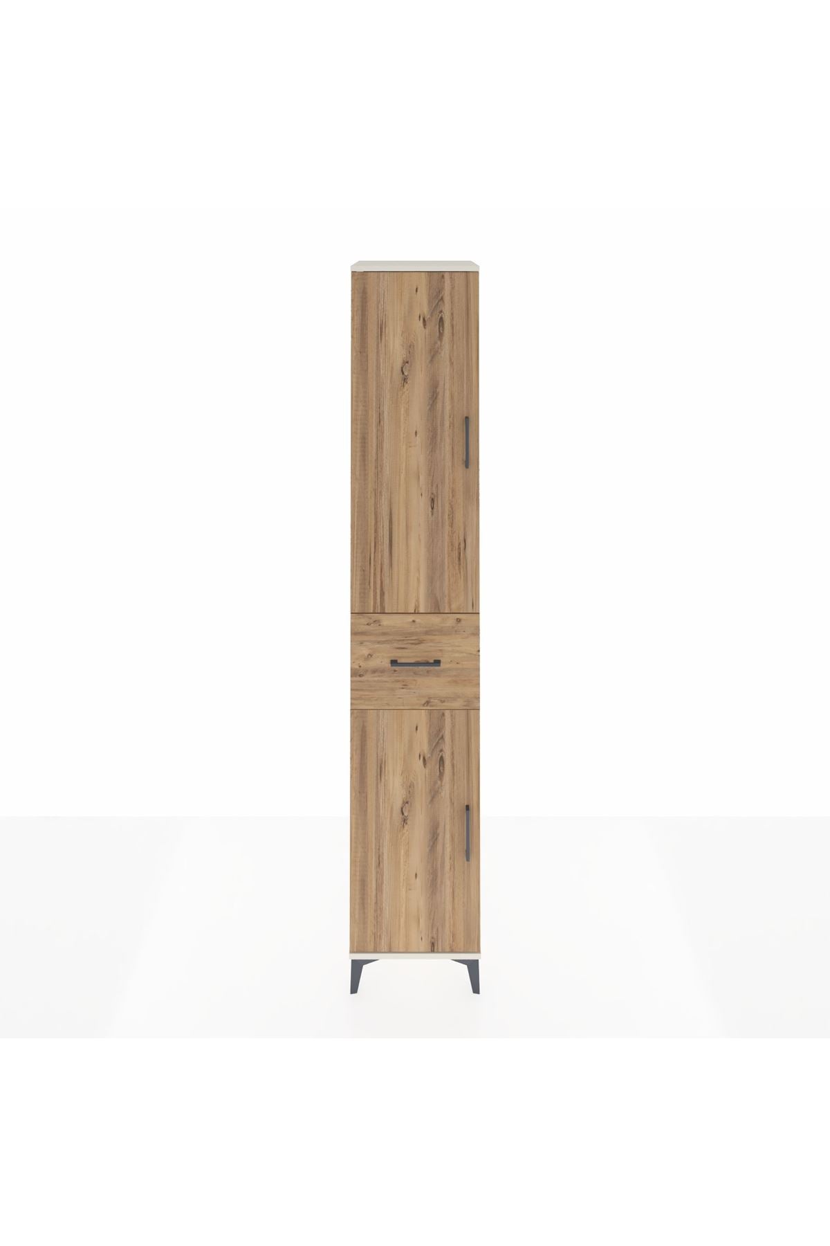 Hyperion Dolap 4 Raflı Tek Çekmeceli Tek Askılı 44x44x243 - S64M026V3B