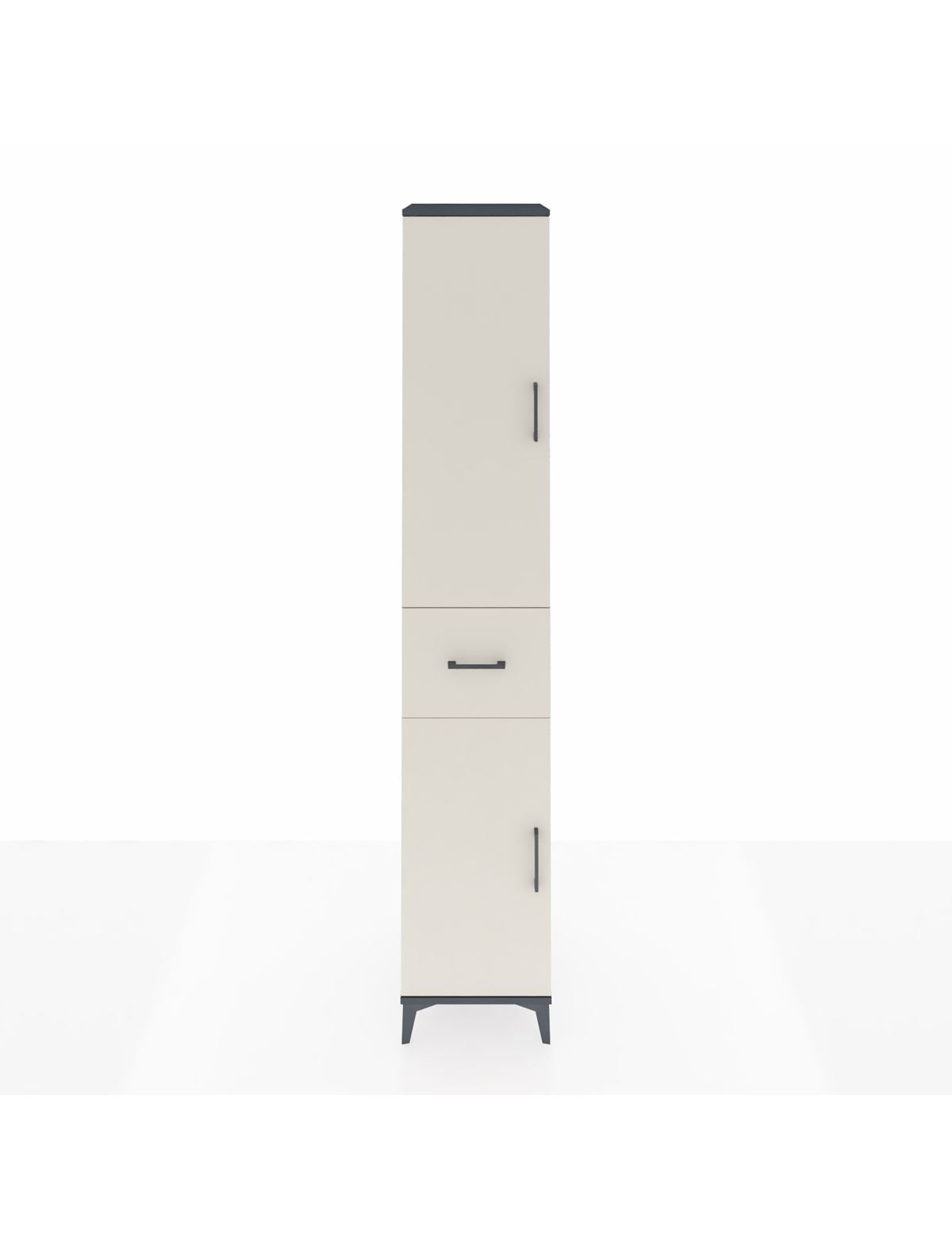 Hyperion Dolap 4 Raflı Tek Çekmeceli Tek Askılı 44x44x243 - S64M026V4B