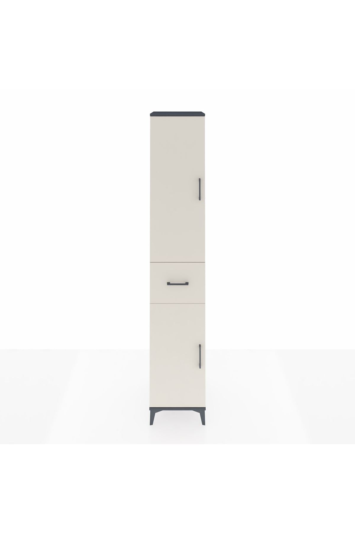 Hyperion Dolap 4 Raflı Tek Çekmeceli Tek Askılı 44x44x243 - S64M026V4B