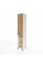 Hyperion Dolap 4 Raflı Tek Çekmeceli Tek Askılı 44x44x243 - S64M027V3B