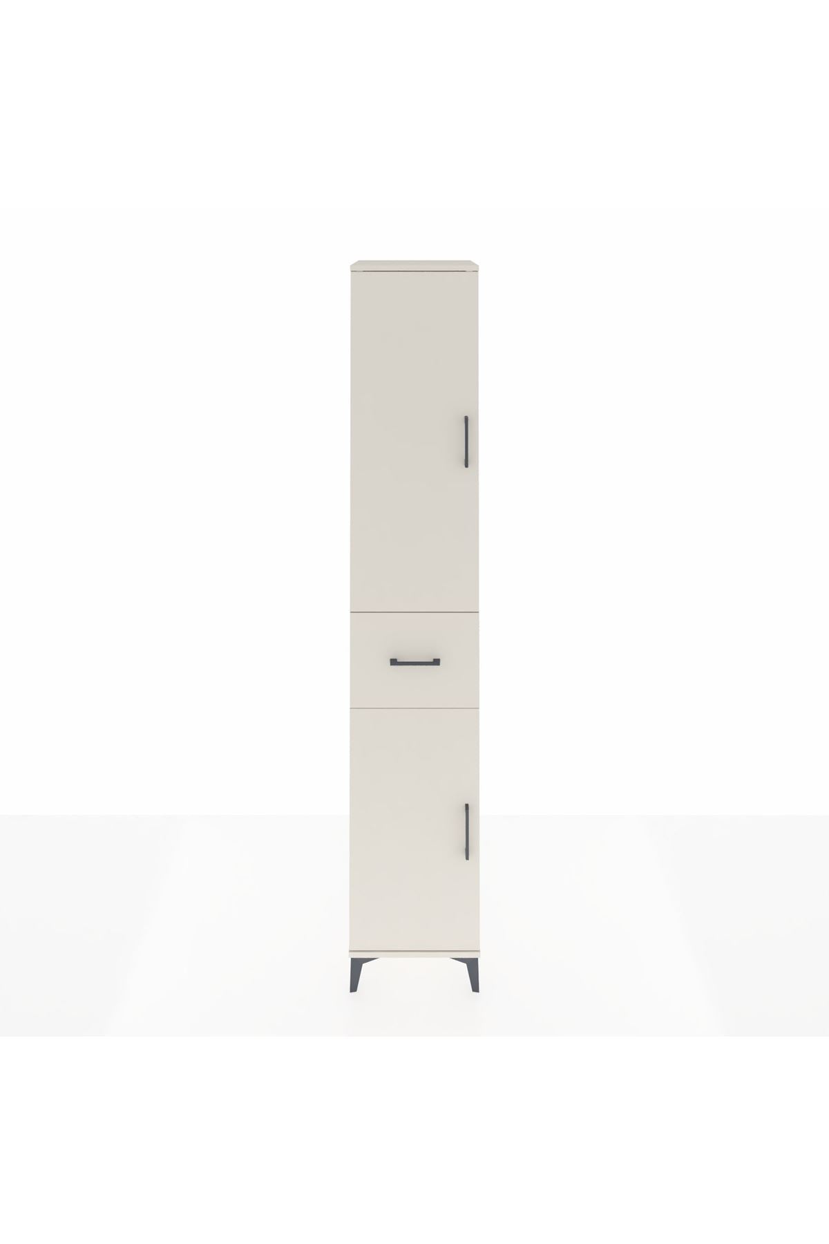Hyperion Dolap 6 Raflı Tek Çekmeceli 2 Kapaklı 44x44x243 - S64M028V1B
