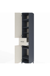 Hyperion Dolap 6 Raflı Tek Çekmeceli 2 Kapaklı 44x44x243 - S64M028V4B